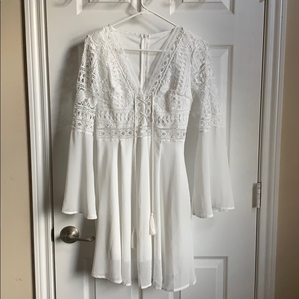 Cute Boho Chic White Dress